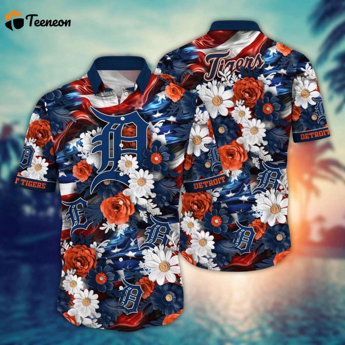 Mlb Detroit Tigers Hawaii Shirt Independence Day For Cool Fans 1