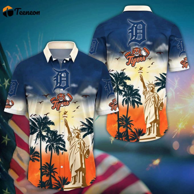 Mlb Detroit Tigers Hawaii Shirt Sunrise To Sunset For Cool Fans 1