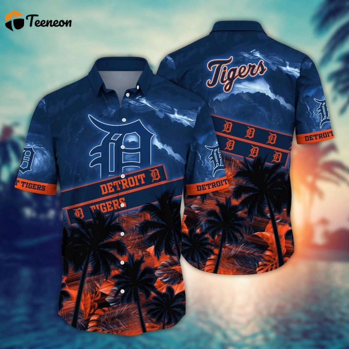 Mlb Detroit Tigers Hawaiian Shirt Aloha Spirit Soars Gift For Fans 1