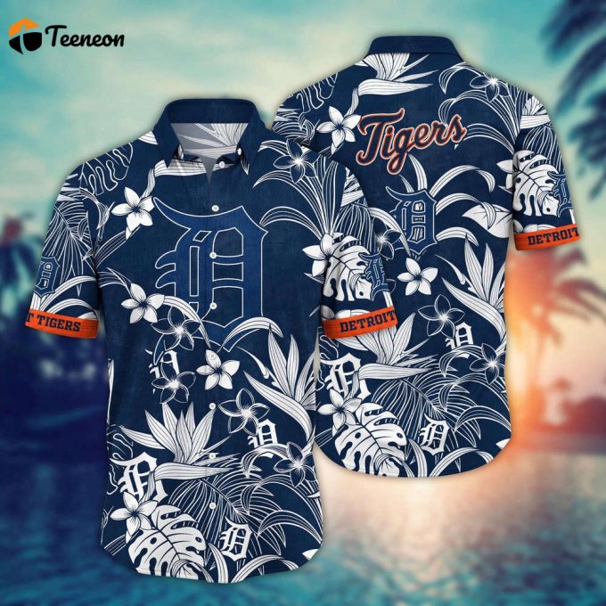 Mlb Detroit Tigers Hawaiian Shirt Breeze Through Summer Gift For Fans 1