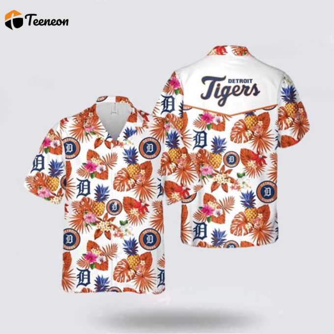 Mlb Detroit Tigers Hawaiian Shirt Escape To Paradise Your Ultimate Tropical Fashion Experience For Fans 1