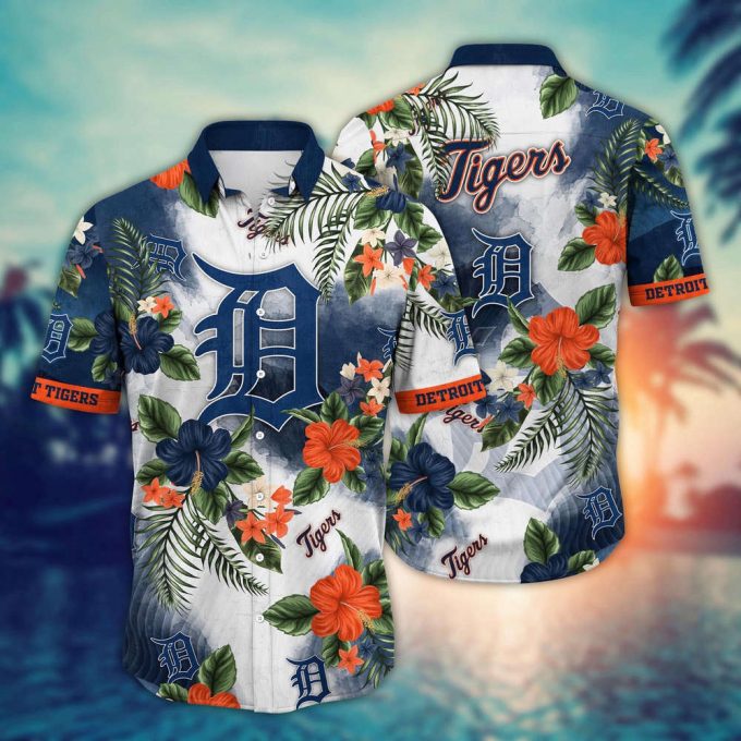 Mlb Detroit Tigers Hawaiian Shirt Pitch Perfect Bloom Gift For Fans 2