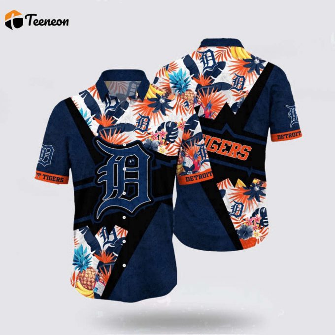 Mlb Detroit Tigers Hawaiian Shirt Tropical Elegance Upgrade Your Wardrobe For Fans 1