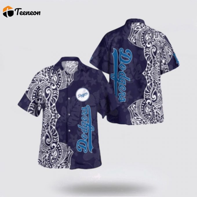 Mlb Dodgers Tropical Hawaiian Shirt Sunny Fashion Shine In The Trendy Coastal Collection For Fans 1