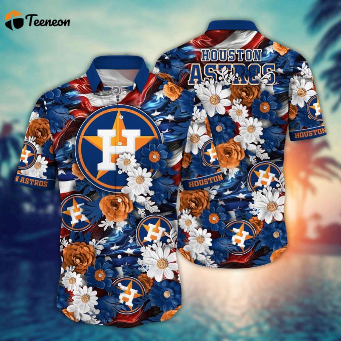 Mlb Houston Astros Hawaii Shirt Independence Day For Cool Fans 1