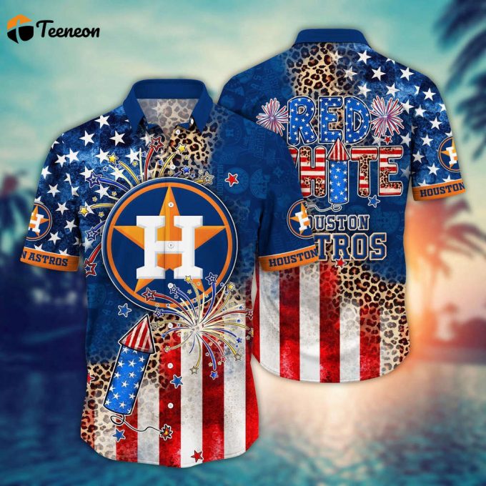 Mlb Houston Astros Hawaii Shirt Independence Day Vibrant Aloha For Cool Fans 1