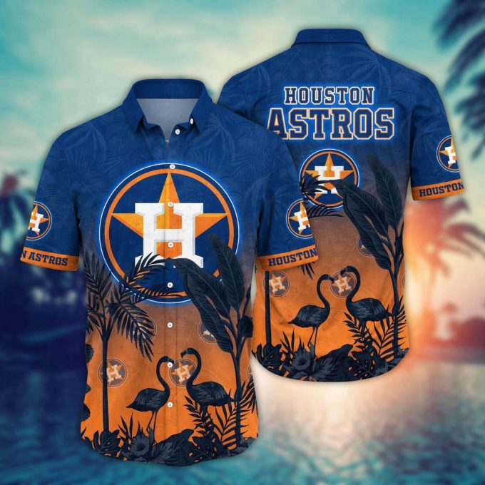 Mlb Houston Astros Hawaiian Shirt Chase The Sunset Gift For Fans 2