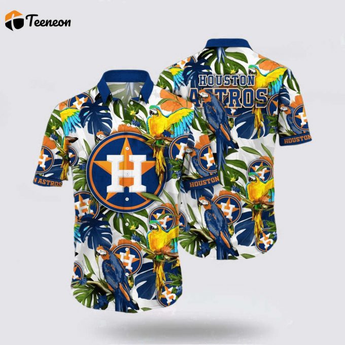 Mlb Houston Astros Hawaiian Shirt Explore Ocean Vibes With The Unique For Fans 1