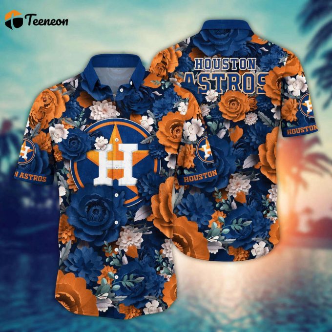 Mlb Houston Astros Hawaiian Shirt Home Run Style For Sport Fan 1