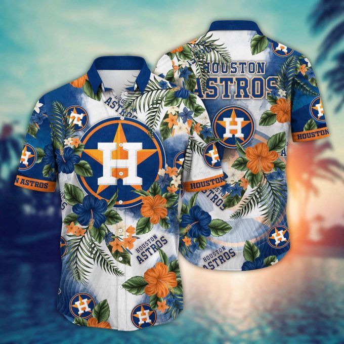 Mlb Houston Astros Hawaiian Shirt Pitch Perfect Bloom Gift For Fans 2