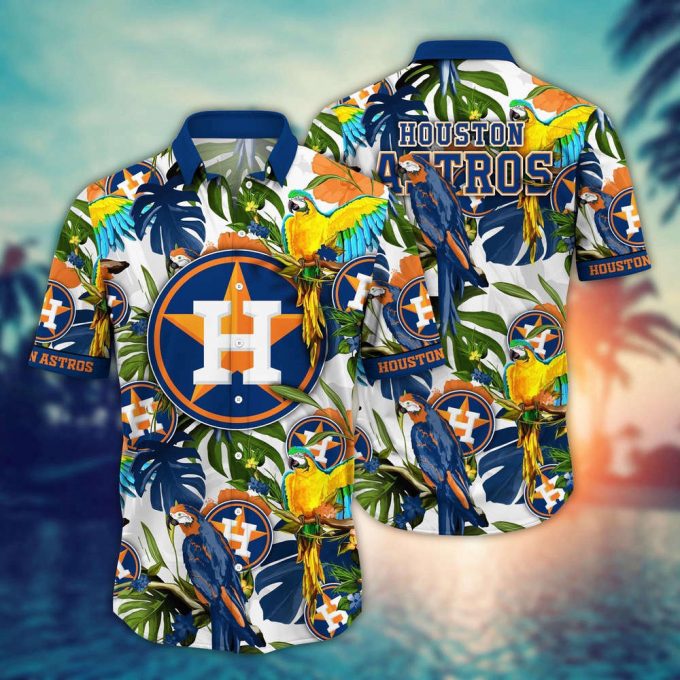 Mlb Houston Astros Hawaiian Shirt Victory In Bloom Gift For Fans 2