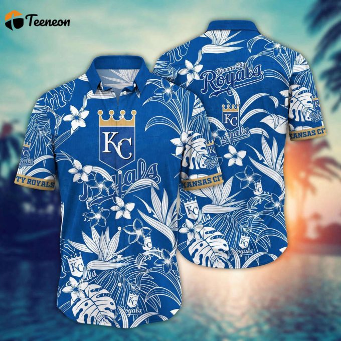 Mlb Kansas City Royals Hawaiian Shirt Breeze Through Summer Gift For Fans 1