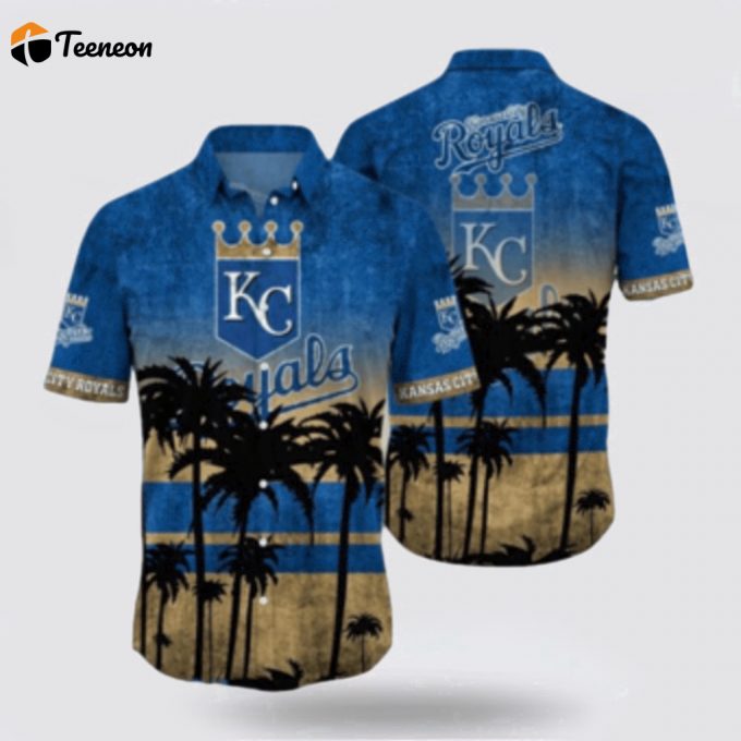 Mlb Kansas City Royals Hawaiian Shirt Dive Into Tropical Style For Fans 1