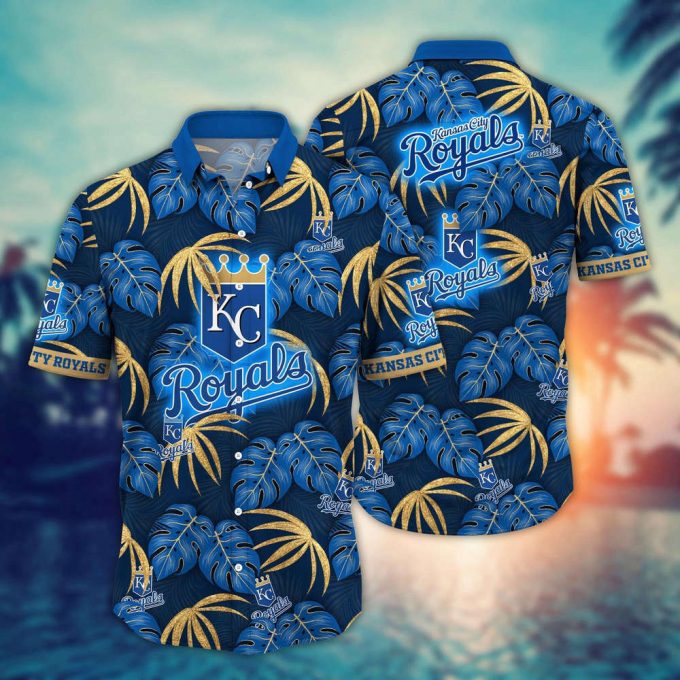 Mlb Kansas City Royals Hawaiian Shirt Floral Symphony Gift For Fans 2