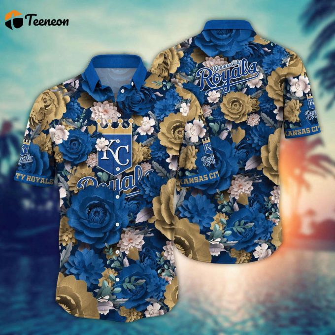 Mlb Kansas City Royals Hawaiian Shirt Home Run Style For Sport Fan 1