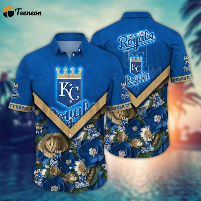 Mlb Kansas City Royals Hawaiian Shirt Summer Swing For Sport Fan 1