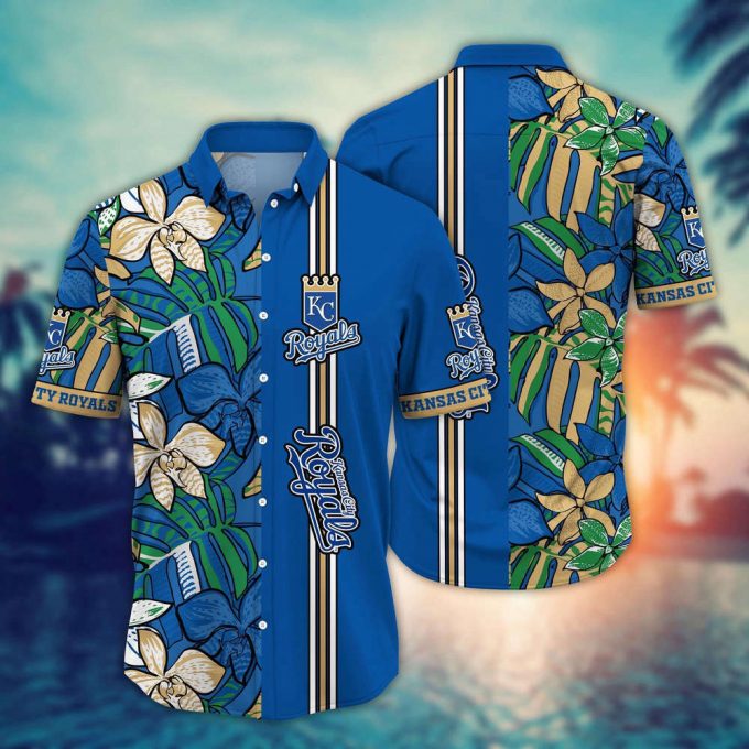 Mlb Kansas City Royals Hawaiian Shirt Summer Swirl Gift For Fans 2