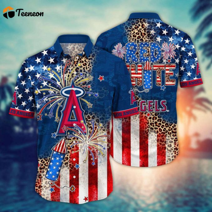 Mlb Los Angeles Angels Hawaii Shirt Independence Day Vibrant Aloha For Cool Fans 1