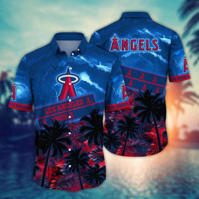 Mlb Los Angeles Angels Hawaiian Shirt Aloha Spirit Soars Gift For Fans 2