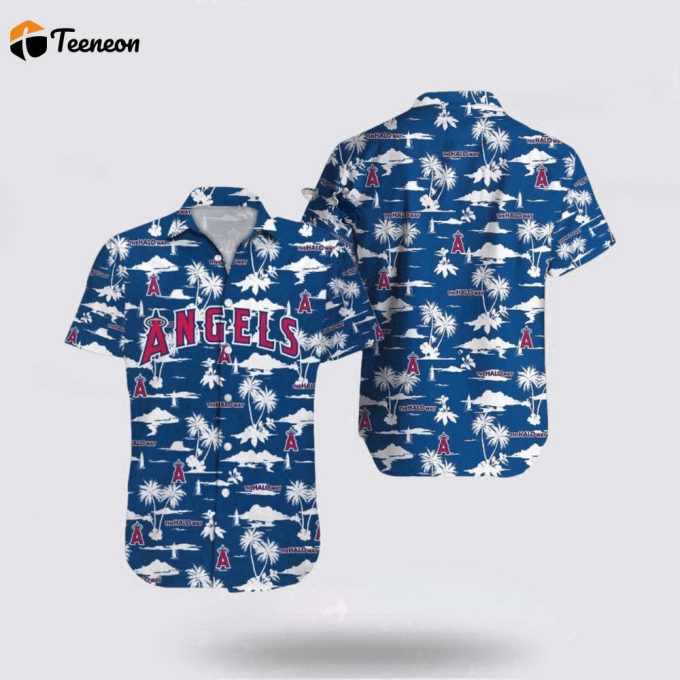 Mlb Los Angeles Angels Hawaiian Shirt Let Your Imagination Soar In Summer With Eye-Catching For Fans 1