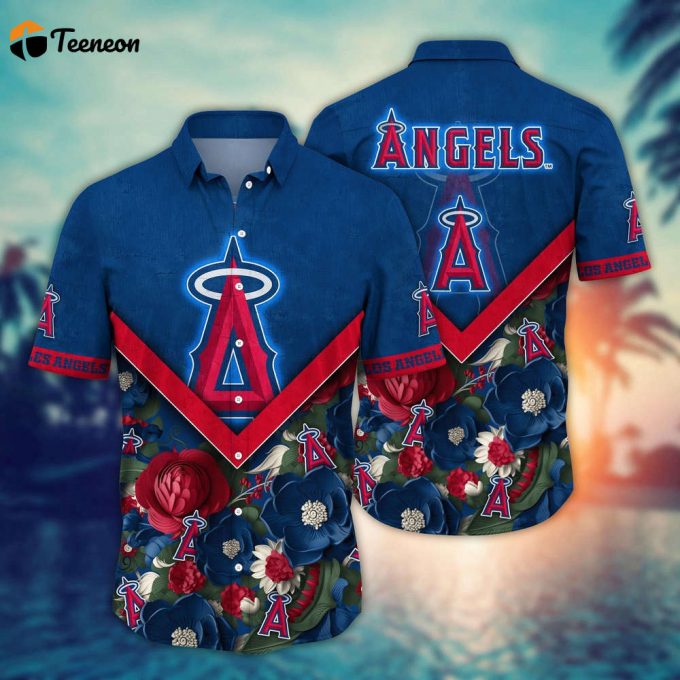 Mlb Los Angeles Angels Hawaiian Shirt Summer Swing For Sport Fan 1