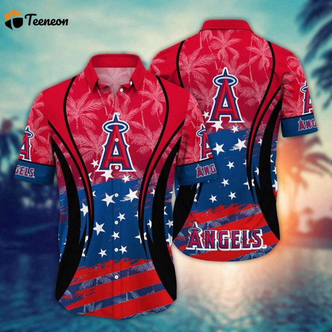 Mlb Los Angeles Angels Hawaiian Shirt Vibrant Aloha For Cool Fans 1