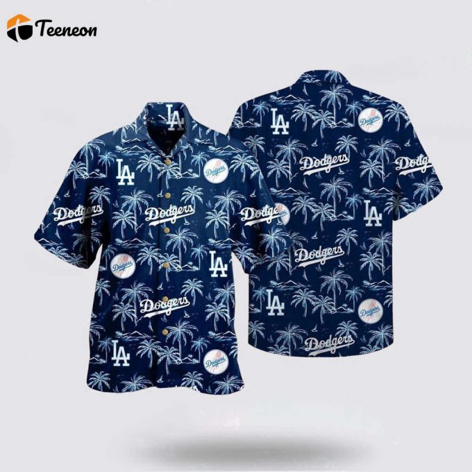 Mlb Los Angeles Dodgers Hawaiian Shirt Coconuts Pattern For Fan Mlb 1