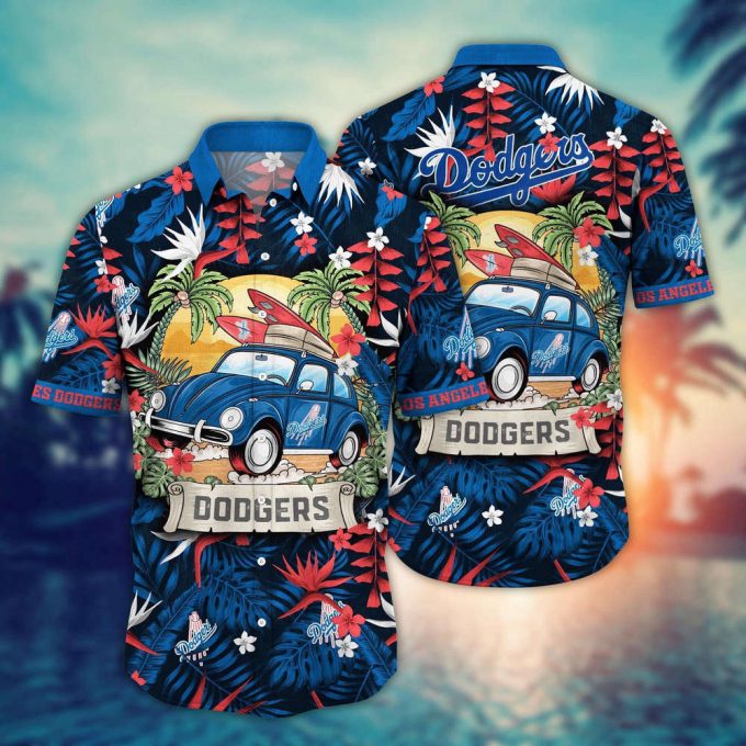 Mlb Los Angeles Dodgers Hawaiian Shirt Summer Heatwave For Sports Fans 2