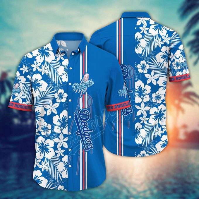 Mlb Los Angeles Dodgers Hawaiian Shirt Swing Into Summer For Sports Fans 2