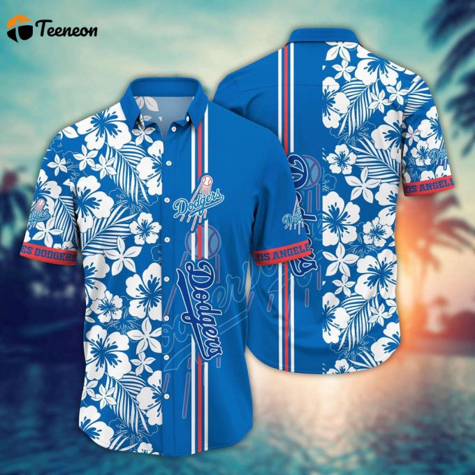 Mlb Los Angeles Dodgers Hawaiian Shirt Swing Into Summer For Sports Fans 1