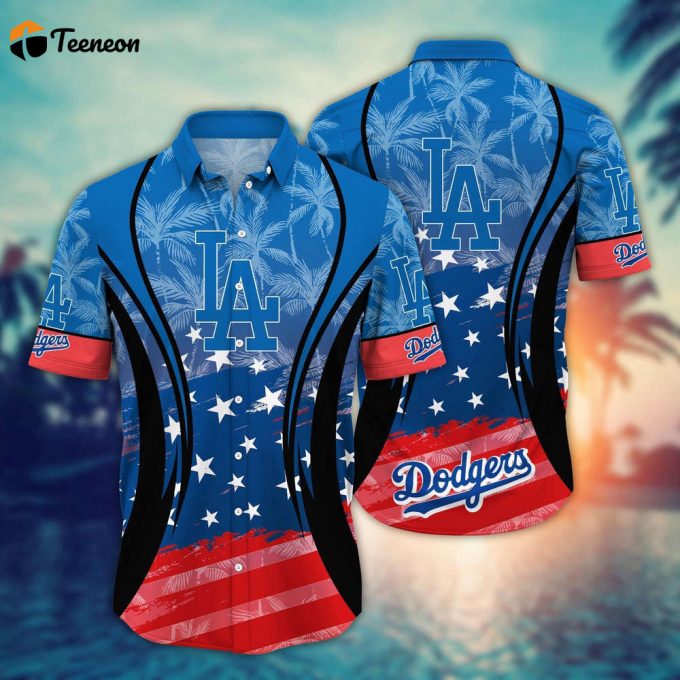 Mlb Los Angeles Dodgers Hawaiian Shirt Vibrant Aloha For Cool Fans 1