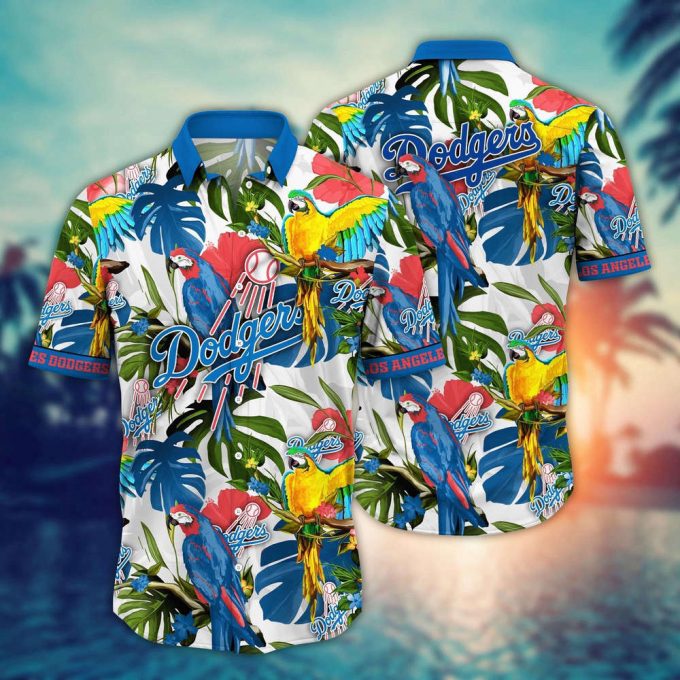 Mlb Los Angeles Dodgers Hawaiian Shirt Victory In Bloom Gift For Fans