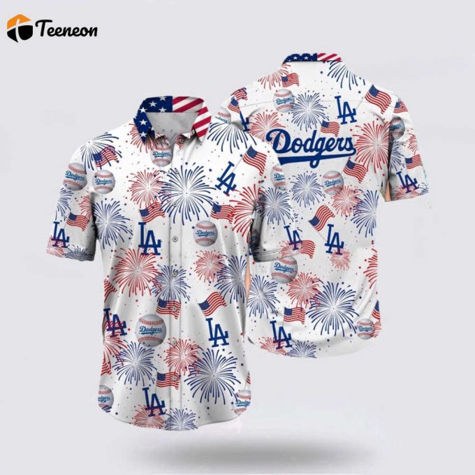 Mlb Los Angeles Dodgers Hawaiian Shirt Welcome Summer Full Of Energy With Tropical Fashion Outfits For Fans 1