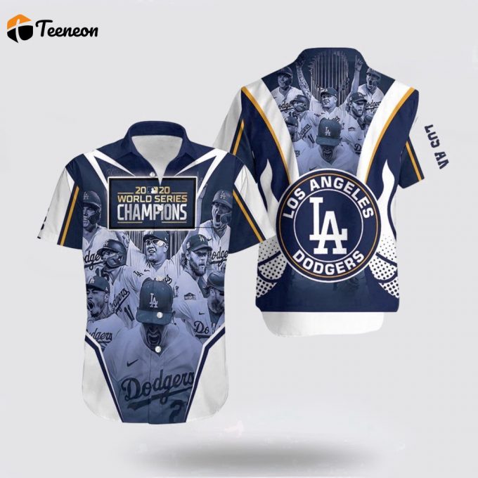 Mlb Los Angeles Dodgers Hawaiian Shirt World Series Champions Baseball For Fan Mlb 1