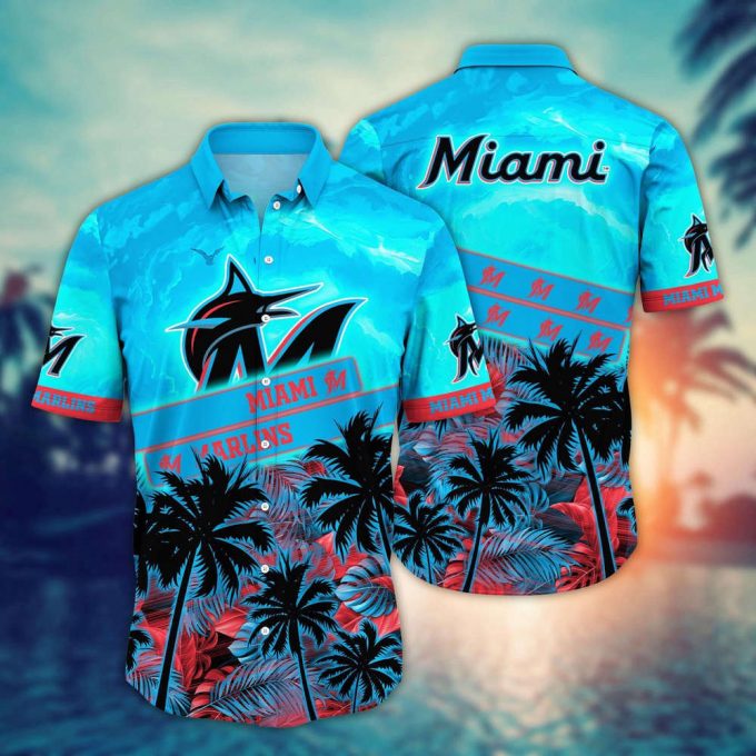 Mlb Miami Marlins Hawaiian Shirt Aloha Spirit Soars Gift For Fans 2