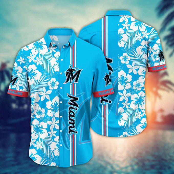 Mlb Miami Marlins Hawaiian Shirt Swing Into Summer For Sports Fans 2