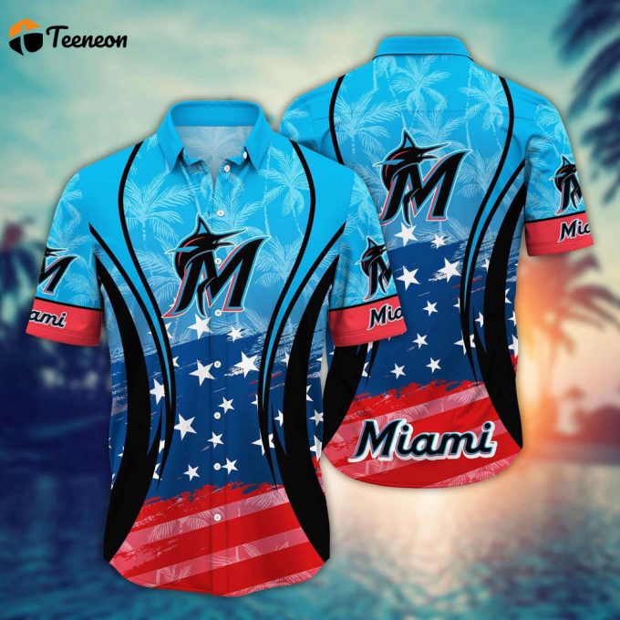 Mlb Miami Marlins Hawaiian Shirt Vibrant Aloha For Cool Fans 1