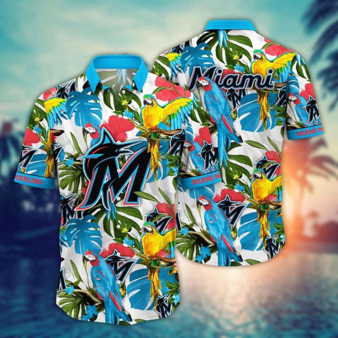 Mlb Miami Marlins Hawaiian Shirt Victory In Bloom Gift For Fans 2