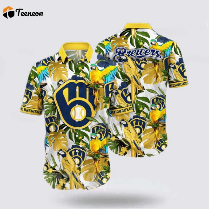 Mlb Milwaukee Brewers Hawaiian Shirt Let Your Imagination Soar In Summer With Eye-Catching For Fans 1