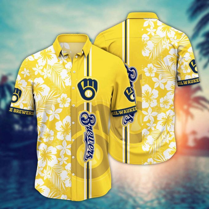 Mlb Milwaukee Brewers Hawaiian Shirt Swing Into Summer For Sports Fans 2