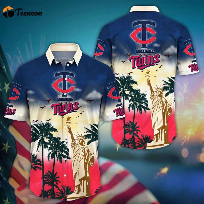 Mlb Minnesota Twins Hawaii Shirt Sunrise To Sunset For Cool Fans 1