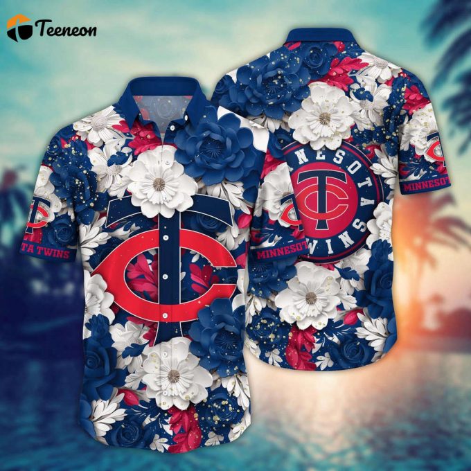 Mlb Minnesota Twins Hawaiian Shirt Aloha Spirit At Every Base For Sport Fan 1