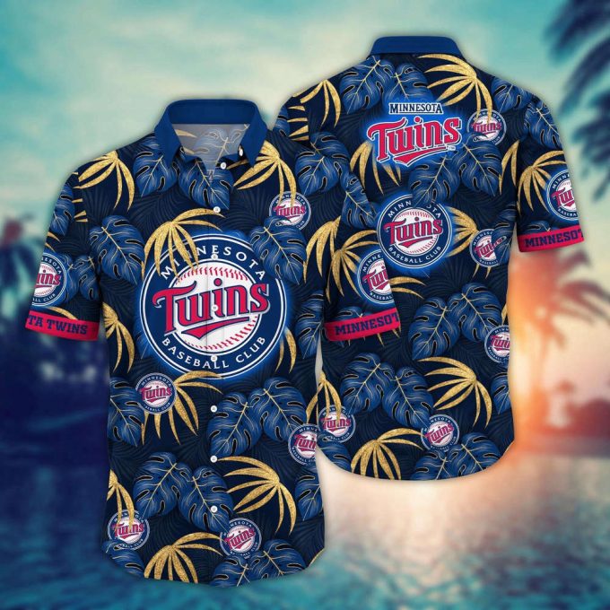 Mlb Minnesota Twins Hawaiian Shirt Floral Symphony Gift For Fans 2