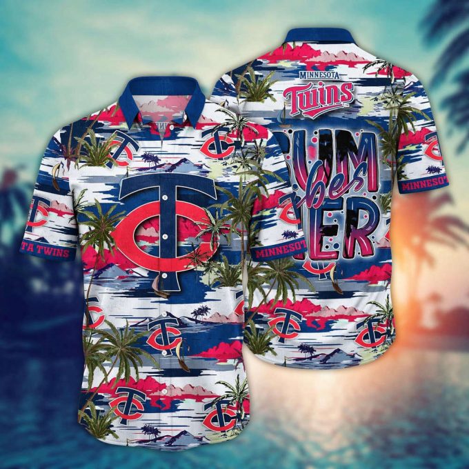 Mlb Minnesota Twins Hawaiian Shirt Flower Grand Slam In Hawaiianan Flair For Fans 2