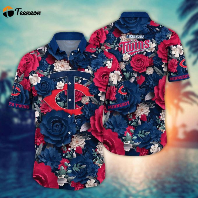 Mlb Minnesota Twins Hawaiian Shirt Home Run Style For Sport Fan 1