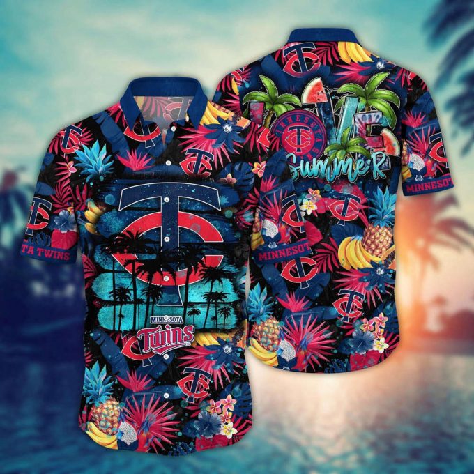 Mlb Minnesota Twins Hawaiian Shirt Pitch Perfect Style For Sports Fans 2