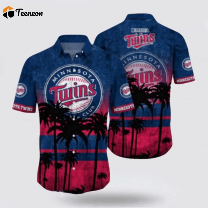 Mlb Minnesota Twins Hawaiian Shirt Welcome Summer Full Of Energy With Tropical Fashion Outfits For Fans 1