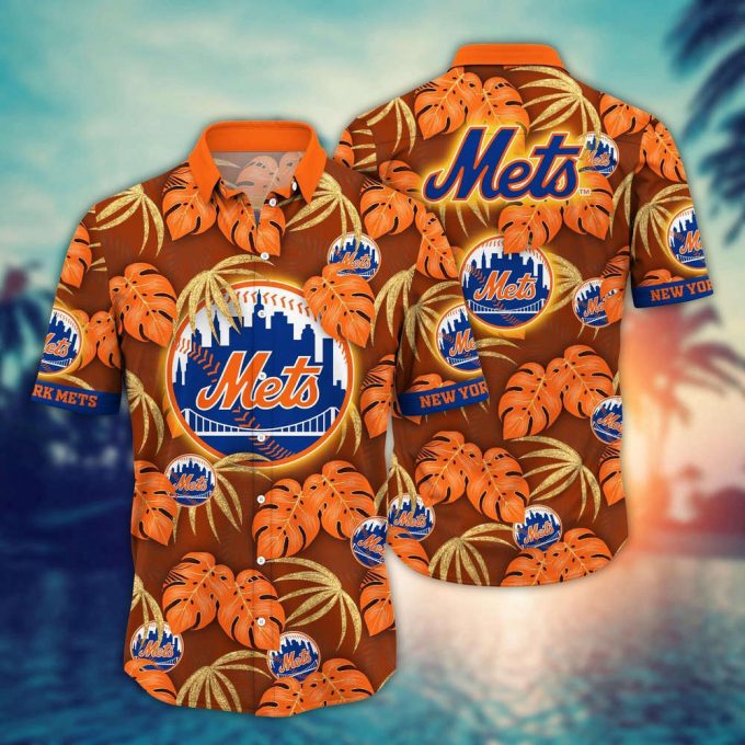 Mlb New York Mets Hawaiian Shirt Floral Symphony Gift For Fans 2