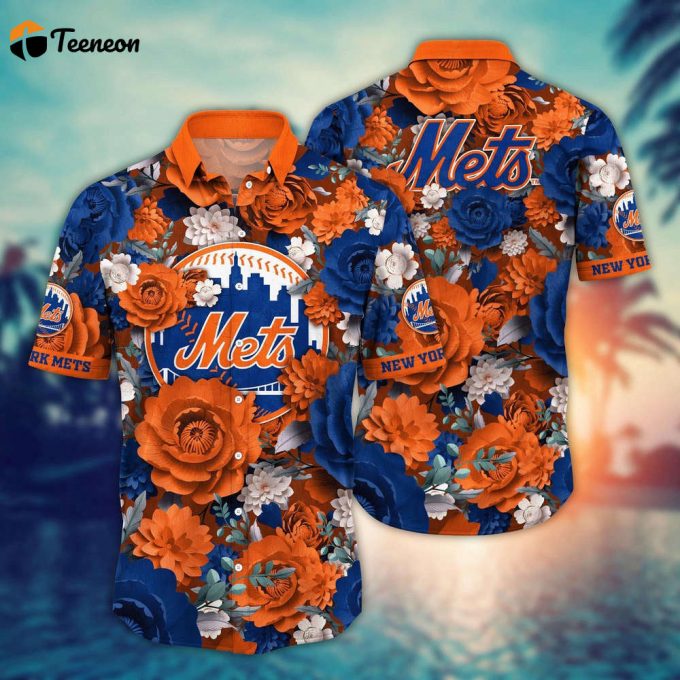 Mlb New York Mets Hawaiian Shirt Home Run Style For Sport Fan 1