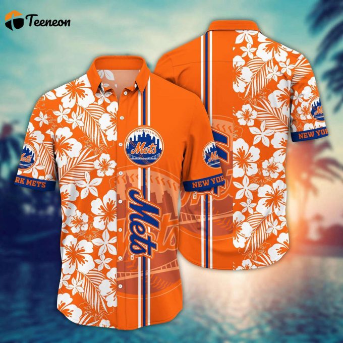 Mlb New York Mets Hawaiian Shirt Swing Into Summer For Sports Fans 1